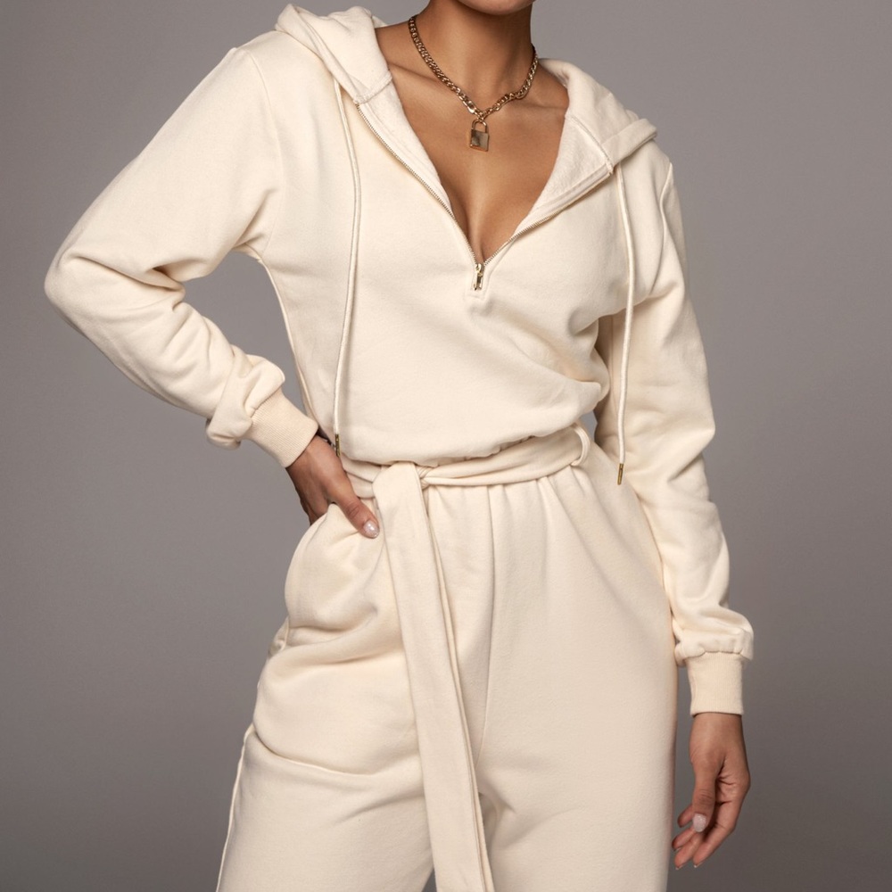 BUTTERCREAM JOURNEE FLEECE JUMPSUIT